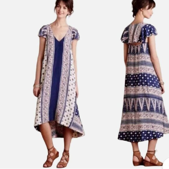 Anthropologie Summertide Swing Dress by Maeve (Size SMALL) - Picture 3 of 10